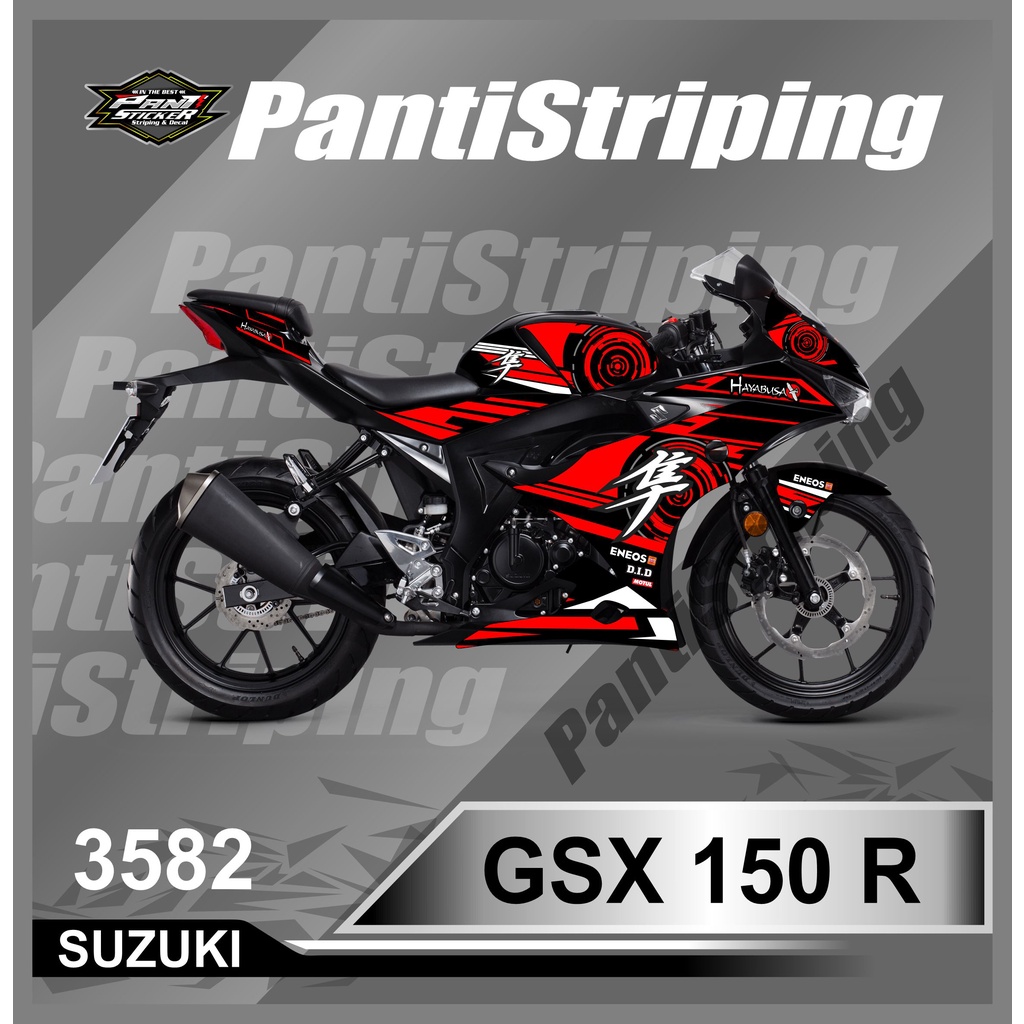 3582 SUZUKI GSX 150 R 摩托車貼紙條紋裝飾隼鳥半全變體