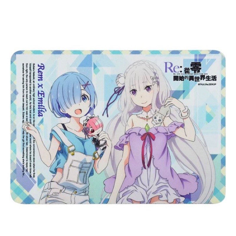 Re:ZERO 從零開始的異世界生活 周邊 抱枕 鑰匙圈 滑鼠墊 玻璃杯