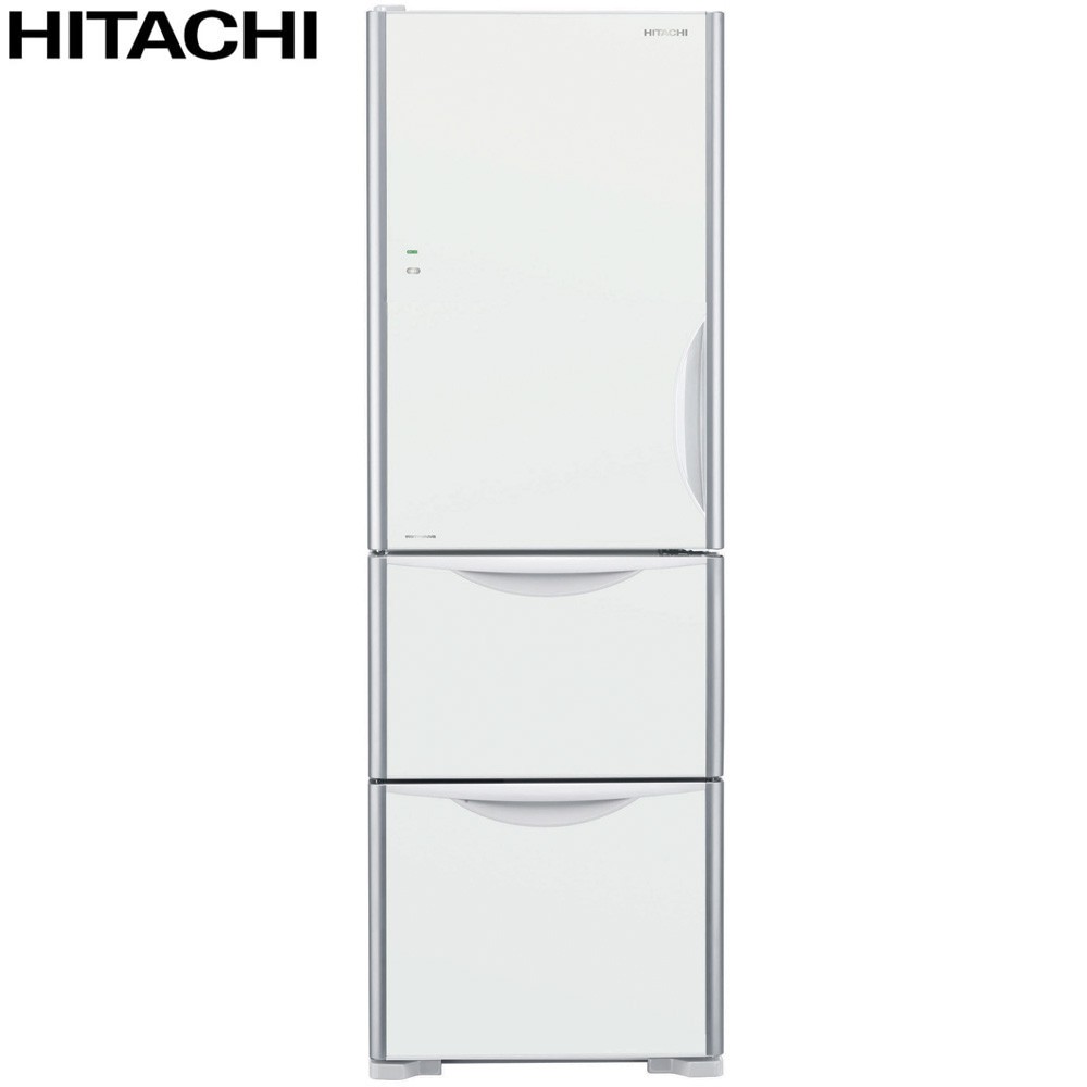 HITACHI 日立 394公升變頻三門冰箱 RG41BL(左開)琉璃白(GPW) 大型配送