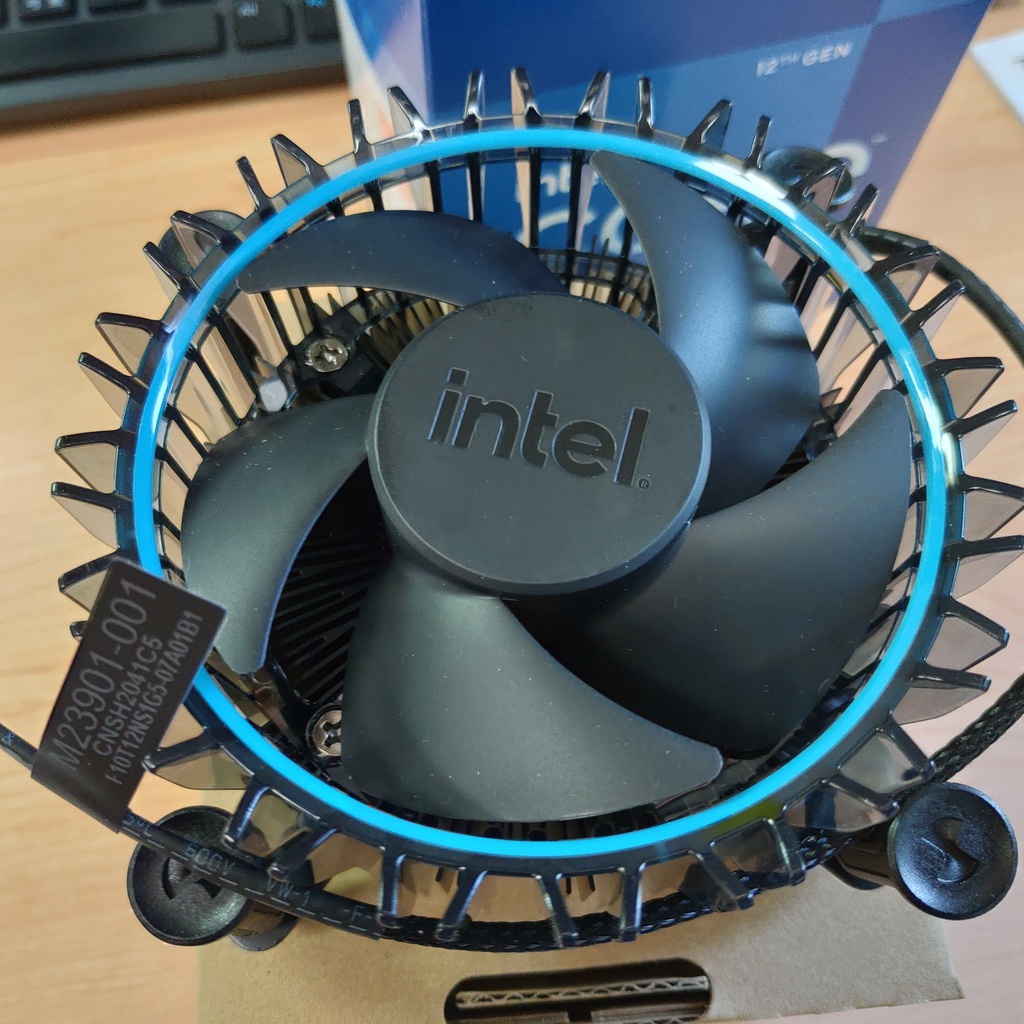 ✅電子發票 全新Intel 原廠 12代 CPU風扇 銅底 LGA 1700腳位 M23901-001 LGA1700