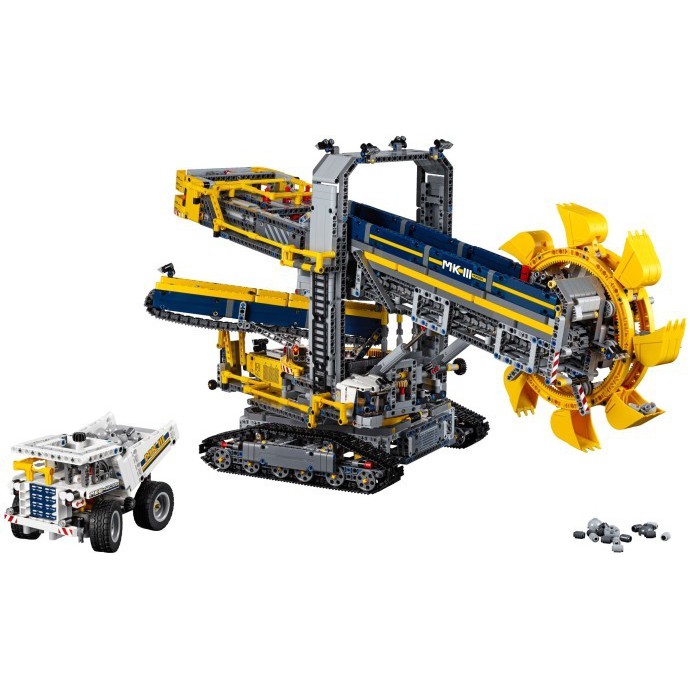 LEGO樂高積木 Technic LT42055 巨型滾輪挖土機