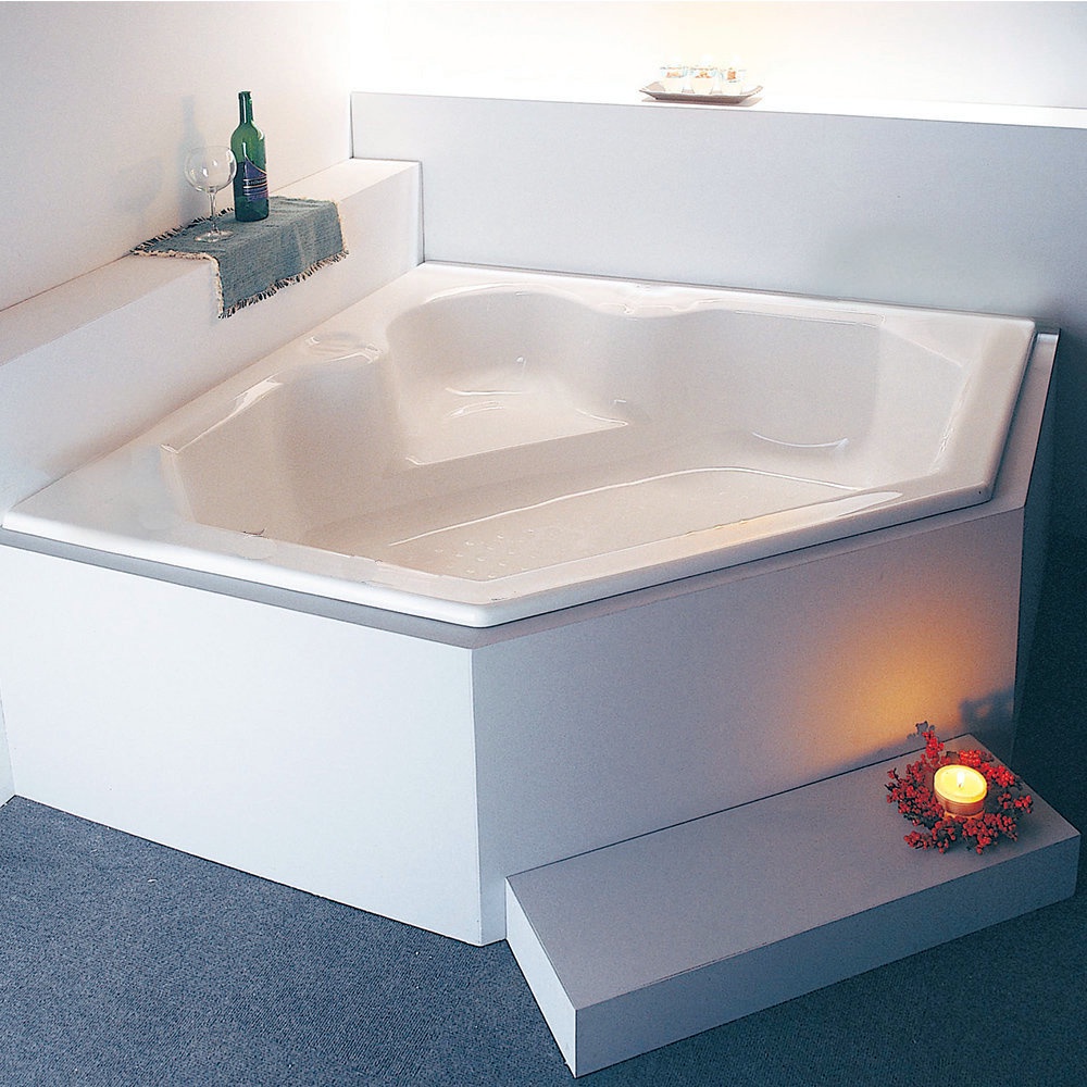 《金來買生活館》名品衛浴 FC-302A 壓克力浴缸 無牆 空缸 140* 140*55cm 五角型浴缸