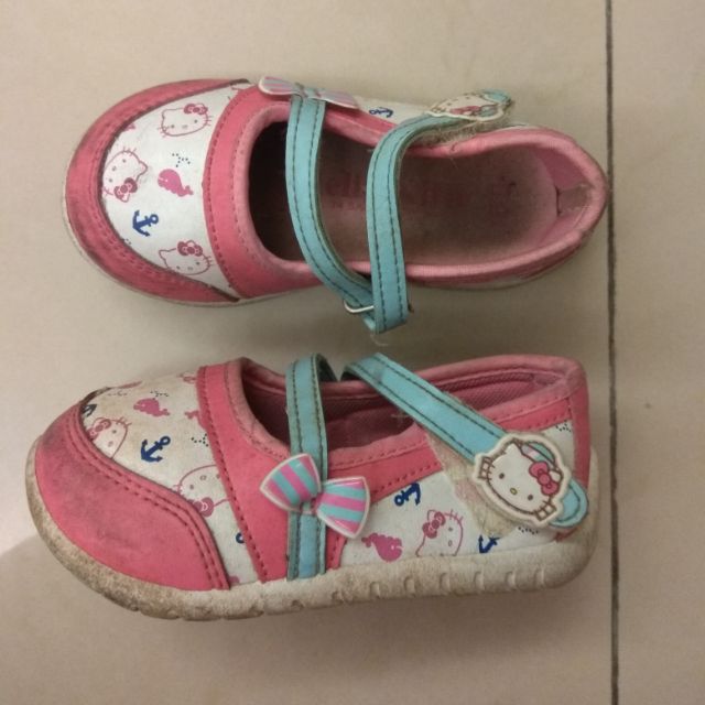 二手 Hello Kitty 女童球鞋 運動鞋 粉紅 桃紅色 15cm