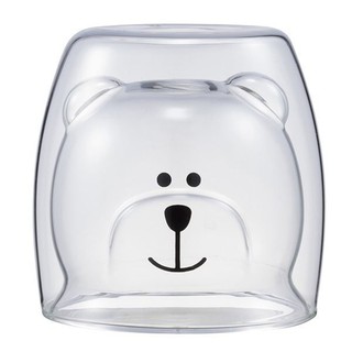 星巴克2017款 臺灣製造 Bearista雙層小熊玻璃杯