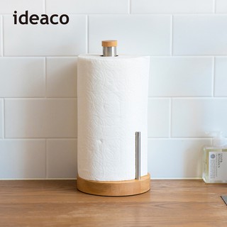 【日本 ideaco】Plus原木不鏽鋼廚房紙巾收納座(美規加大款)