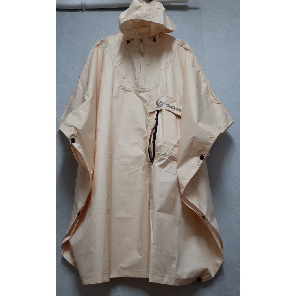 【 紅蜻蜓*Vespa】偉士牌VESPA原廠流線型雨衣(M)