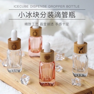 【國際香氛】doTERRA多特瑞竹製精油滴管瓶10ml/30ml小冰塊滴管精華液小樣瓶diy加厚玻璃 方形滴管瓶