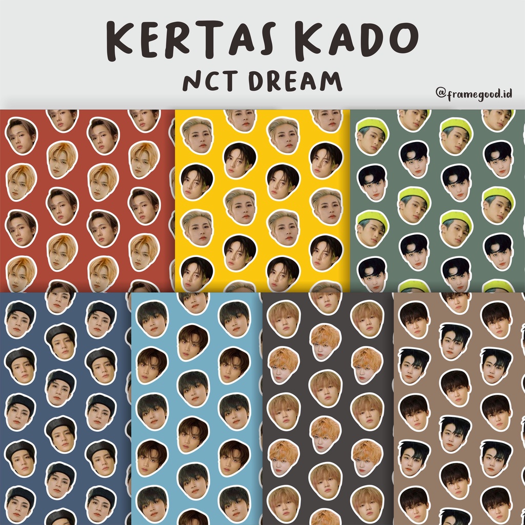 NCT DREAM 禮品紙 renjun jeno jaemin jisung haechan 馬克 chenle kp