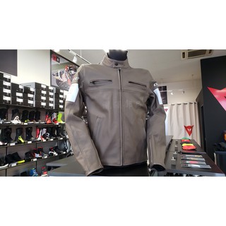 瀧澤部品 義大利 DAINESE 丹尼斯 SAN DIEGO LEATHER 咖啡 防摔衣 皮夾克 休閒打洞透氣 皮上衣