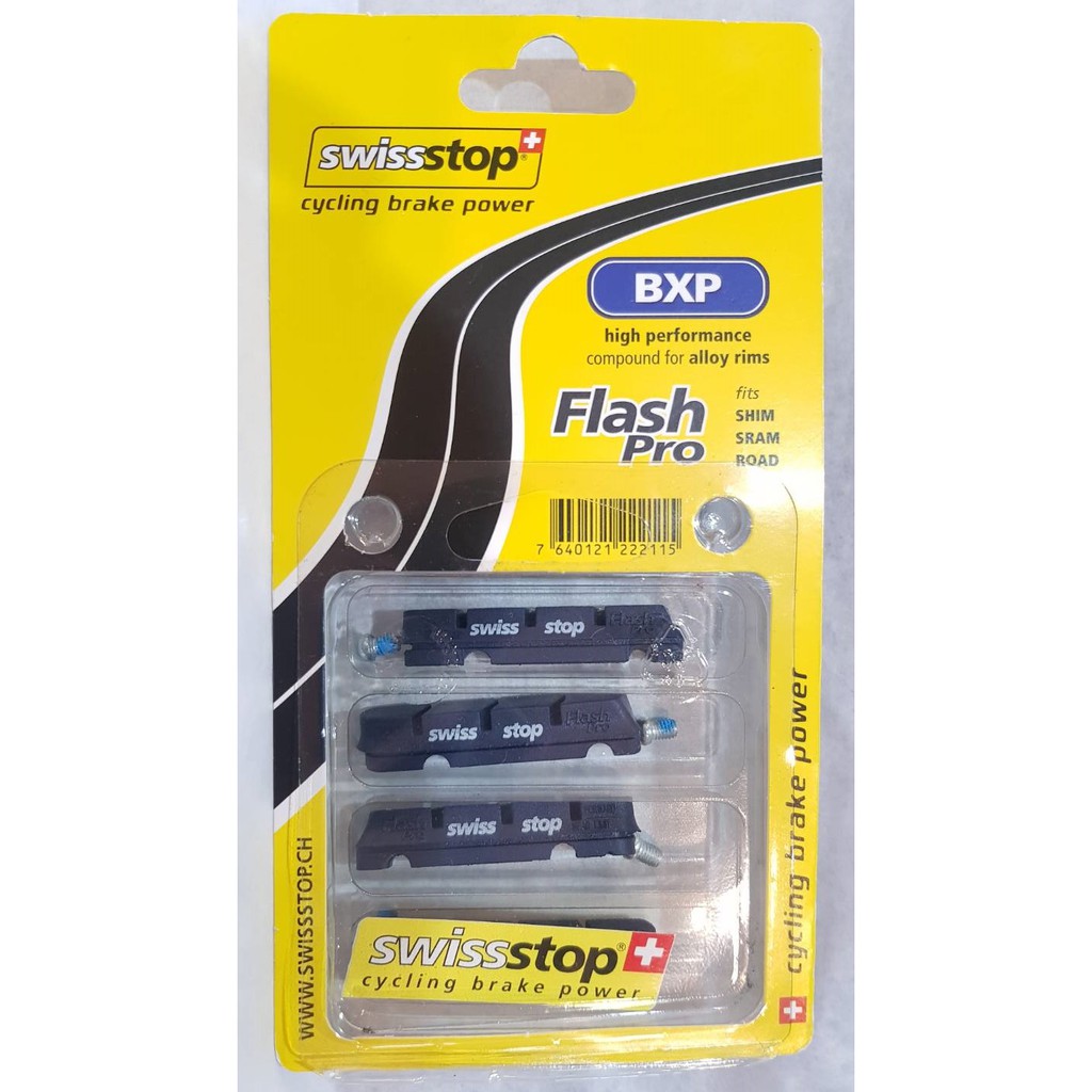 公司貨 SwissStop Flash Pro BXP 公路車鋁合金框煞車皮 Shimano、SRAM適用 1車份