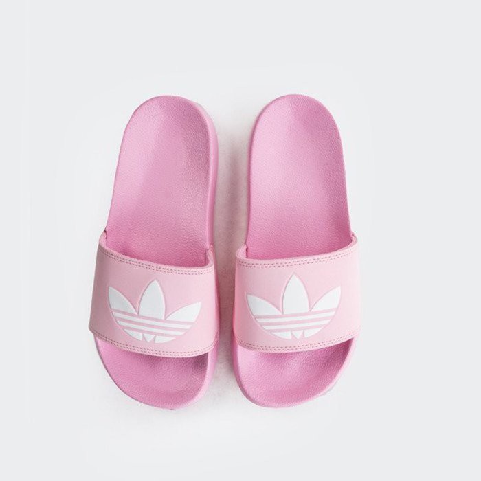  ADIDAS ADILETTE LITE W 拖鞋 三葉草 女鞋 海灘鞋 粉 白 FU9139