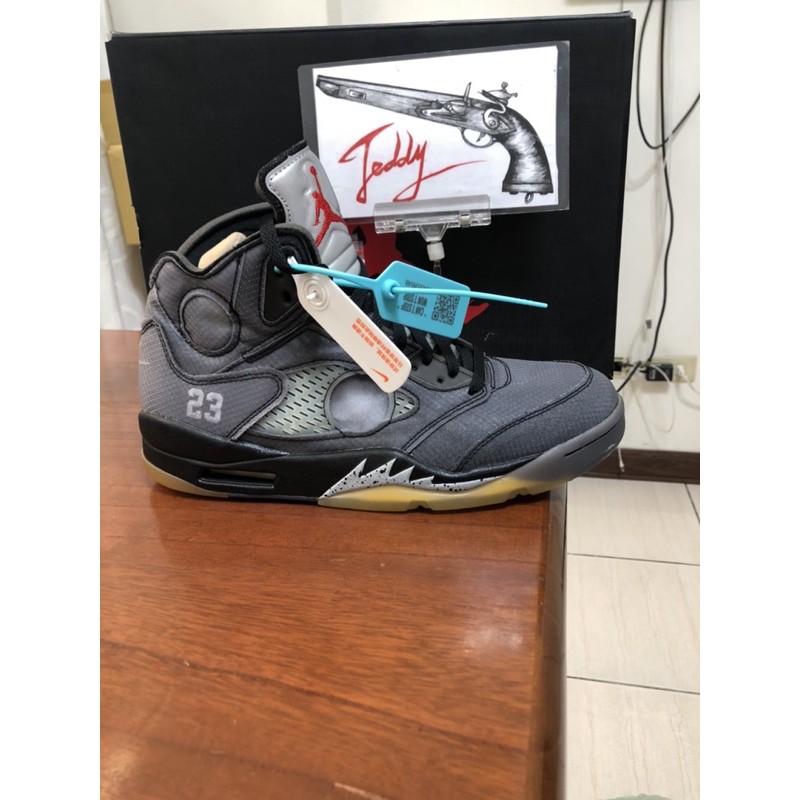 全新現貨Off white x Air Jordan 5 Us9.5