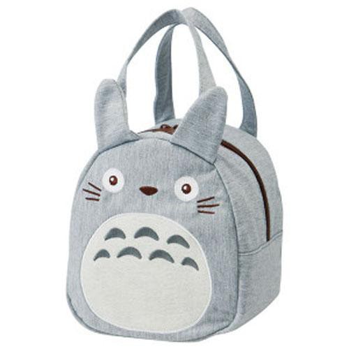 現貨 日本宮崎駿動畫TOTORO灰色龍貓造型手提袋/便當袋/小提袋/野餐袋