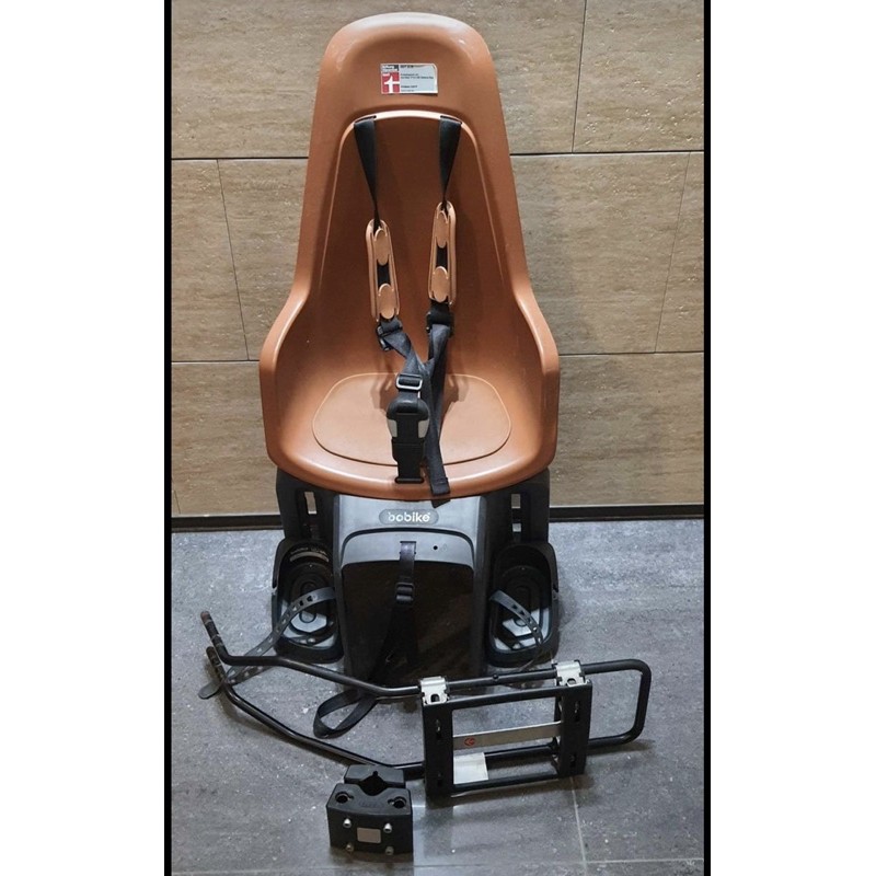Bobike 荷蘭 maxi ONE 後置經典款 兒童單車安全座椅 防卡護腳板 特殊專利加強安全帶 3色