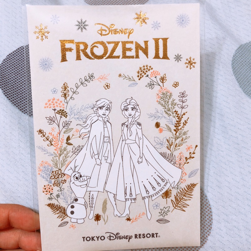 🇯🇵2020元旦日本迪士尼帶回🇯🇵冰雪奇緣2 明信片