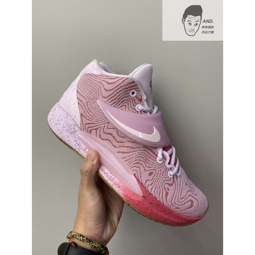 【AND.】NIKE KD 14 EP AUNT PEARL 粉金 乳癌 杜蘭特 耐磨 男女款 DC9380-600