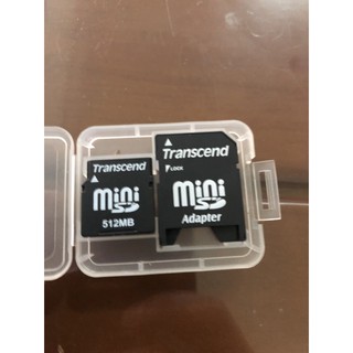 未使用 MINI SD卡裸裝記憶卡512MB（買5送讀卡機）