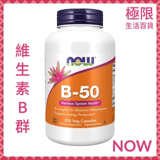 【極限】 Now 維生素 B群 素食錠 B B1 B2 B3 B6 B12 葉酸 礦物質 自用食品委託服務
