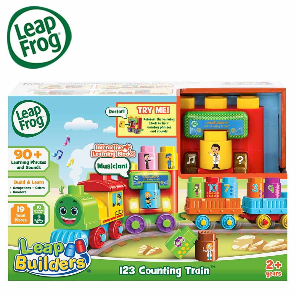 〔媽媽的最愛〕【LeapFrog】LeapBuilders® 123 Counting Train™小小建築師-數字火車