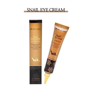 [3W CLINIC] 韓國眼部皺紋管理蝸牛眼霜 Snail Eye Cream Anti-Wrinkle 40ml