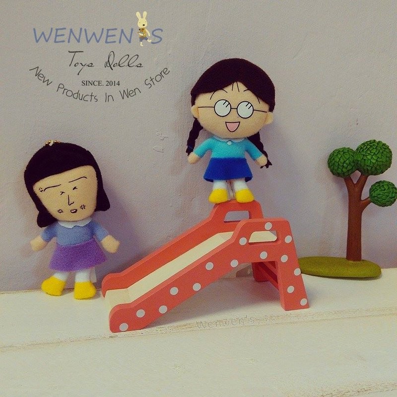【Wenwens】日本帶回 正版 櫻桃小丸子 小丸子 吊飾 小玉 野口 吊飾 絨毛 娃娃 玩偶 造型 珠鍊