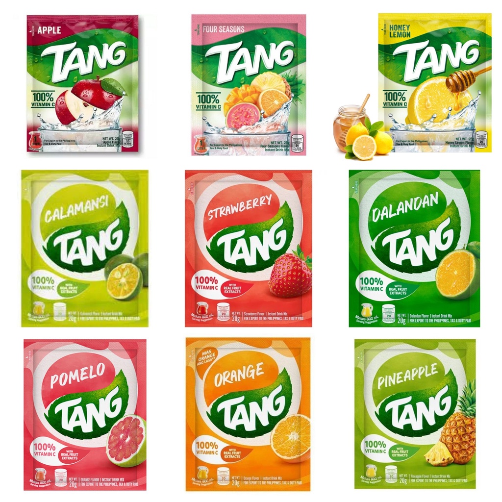 菲律賓 Tang powder drink 蘋果 芒果 金桔 葡萄柚 蜂蜜檸檬 綜合 飲料粉 juice
