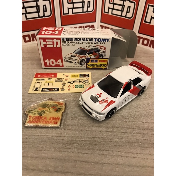 Tomica 舊藍標NO.104 三菱LANCER EVO