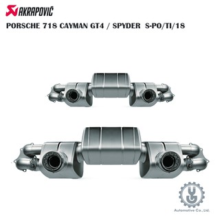 蠍子管 PORSCHE 718 保時捷 CAYMAN GT4/SPYDER S-PO/TI/18 排氣管【YGAUTO】