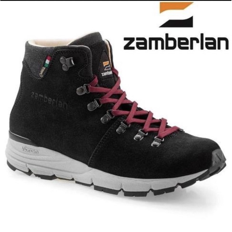 全新 Zamberlan 325 CORNELL LITE GTX 輕量中筒健行鞋/防水登山鞋 男款 黑色