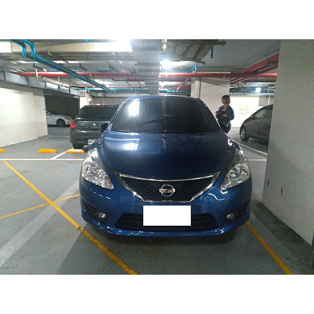 15 日產nissin 鐵達tiida Turbo 1 6 藍色五門五人座小車掀背車 二手車中古車 蝦皮購物