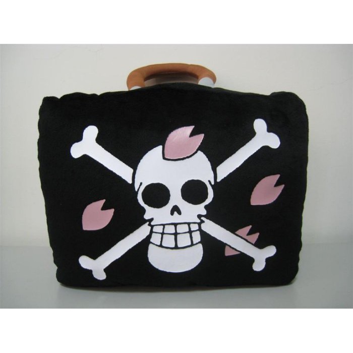 【特價】正版海賊王皮箱行抱枕 磁鼓王國 B賞 西爾爾克的皮箱行抱枕 35cm