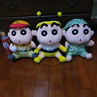 正版授權 12吋 蠟筆小新 野原新之助 睡衣裝 棒球裝 蜜蜂裝 娃娃（購買前請看商品描述）