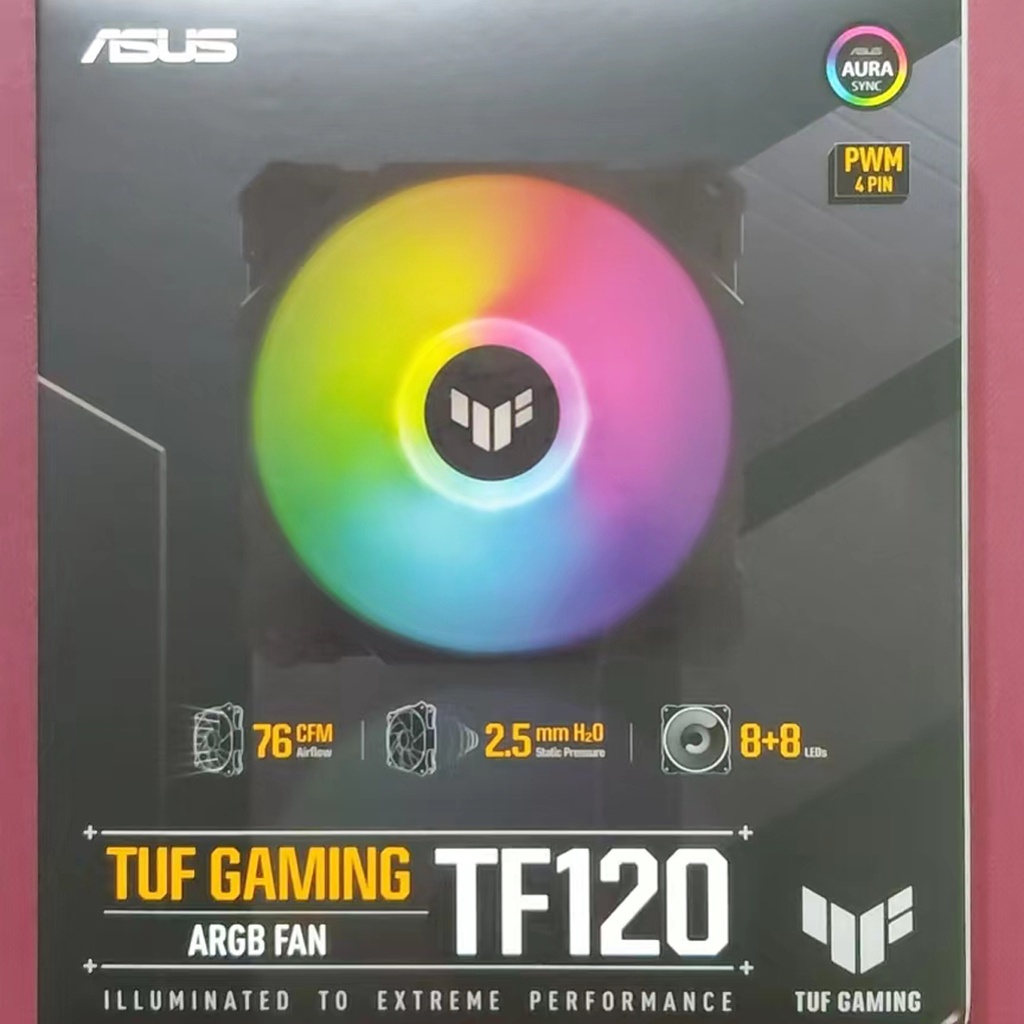 ASUS 華碩 原廠正版 TUF Gaming TF120 ARGB 風扇 單入組