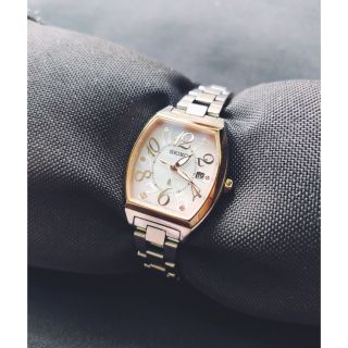 Seiko Lukia V137 玫瑰金環保太陽能手錶