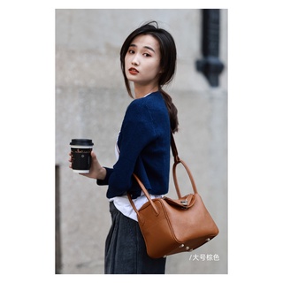 蠢小鱼高档女牛皮包单肩斜挎包diy手工包包自制材料包真皮医生包 蝦皮購物