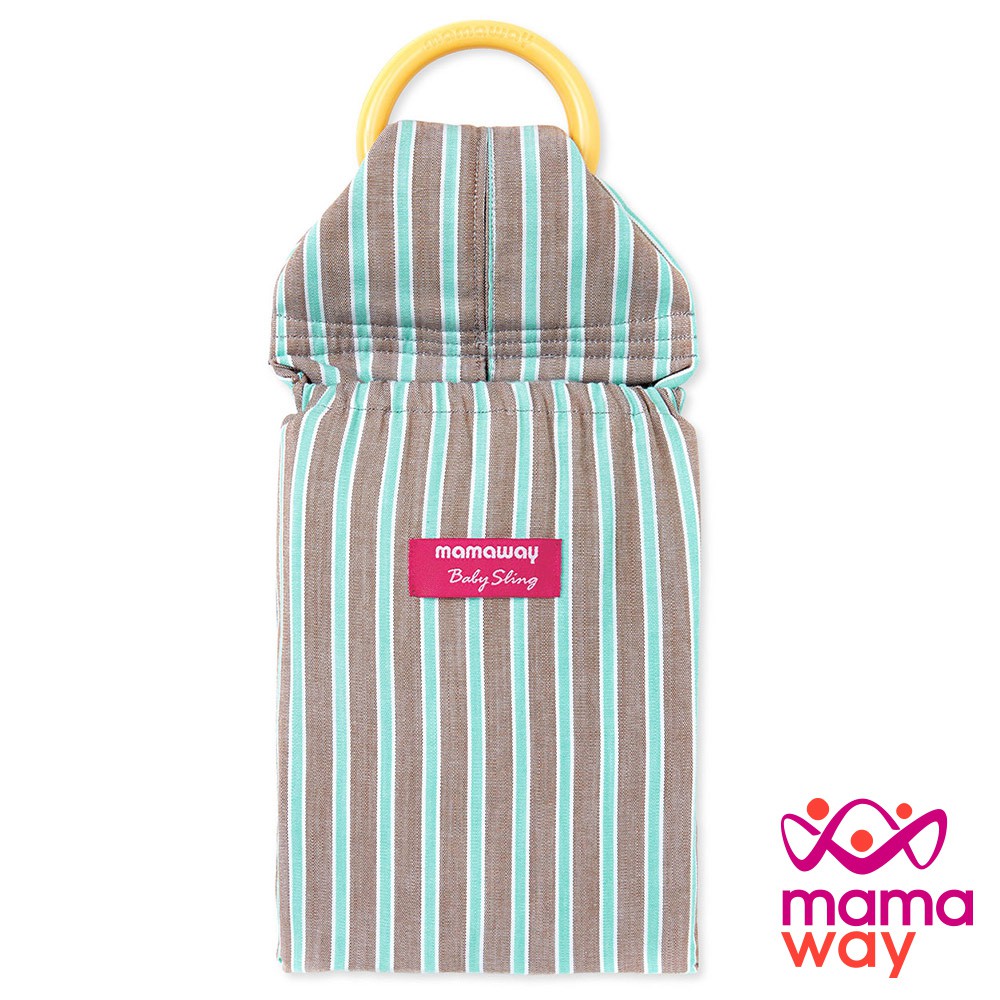 【mamaway媽媽餵】育兒哺乳背巾 薄荷巧克力 哄睡神器 寶寶揹巾
