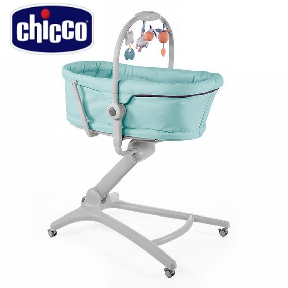 Chicco Baby Hug 4合1餐椅嬰兒安撫床 嬰兒床 (加送透氣床墊+蚊帳)【樂兒屋】