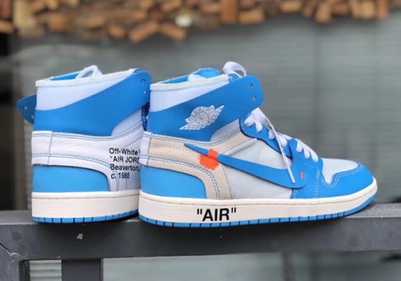 jordan 1 north carolina off white