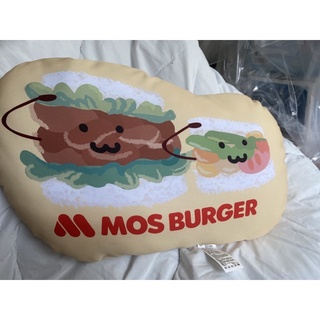 【全新正版】Mos Burger 摩斯漢堡 限量 絕版 摩斯經典抱枕 摩斯吉士漢堡抱枕 玉米濃湯抱枕 蒟蒻抱枕 臺灣製造