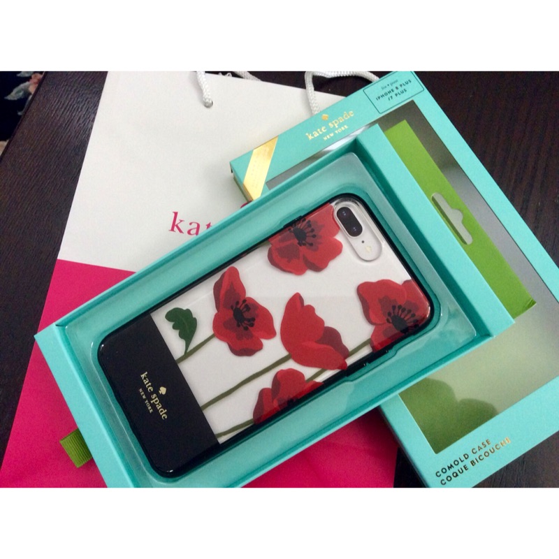 Kate spade 手機殻 IPHONE 8 PLUS / 7 PLUS 透明花卉🌹 美麗大方 加拿大代購 正品現貨