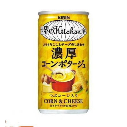 ⚡限時特價⚡【老闆批發網】日本 KIRIN 麒麟 濃厚玉米濃湯 185g 效期 : 2020.10.31