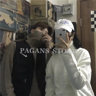 Image of 【PAGANS STORE】🇰🇷 韓國 正韓 高領 素色 針織 素面 長袖 毛衣 (12 color)