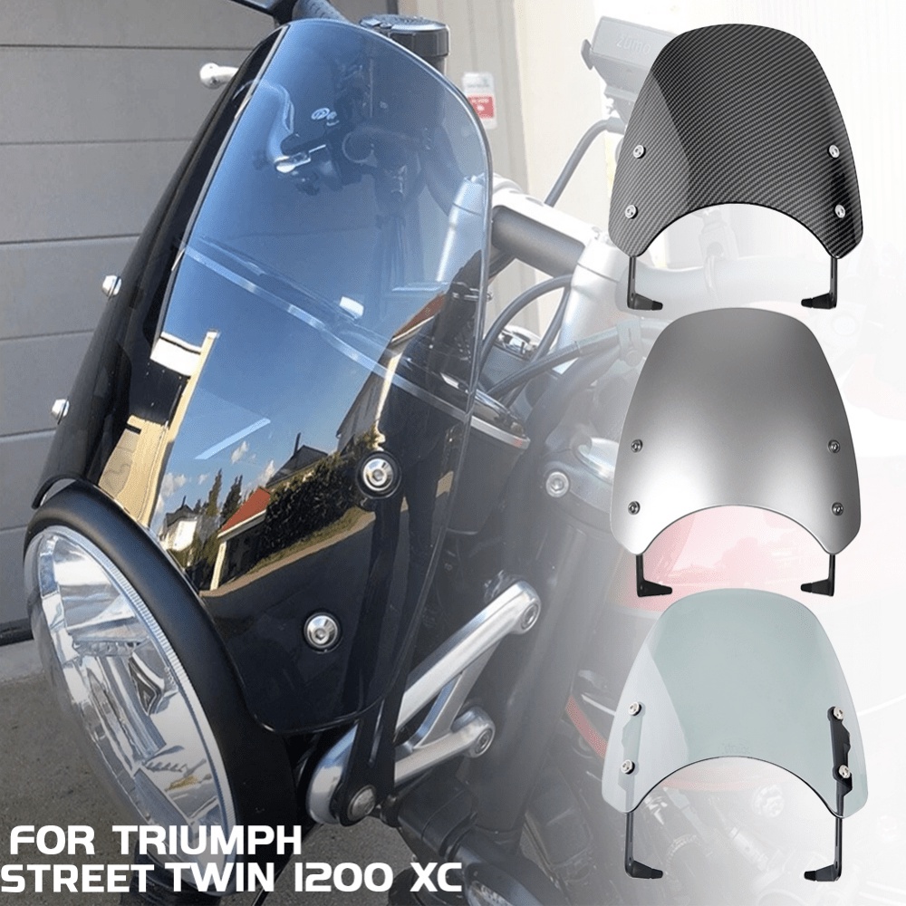 LJBKOALL 適合 Triumph Scrambler 1200 XE XC BE 19--22 擋風玻璃 擋風板