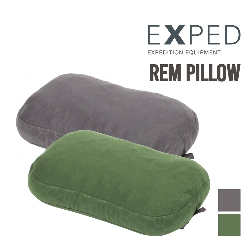 EXPED 瑞士 輕量充氣枕頭 表布可拆洗 絨布表面 可微粒舒眠空氣枕  Rem Pillow M 登山 露營 戶外