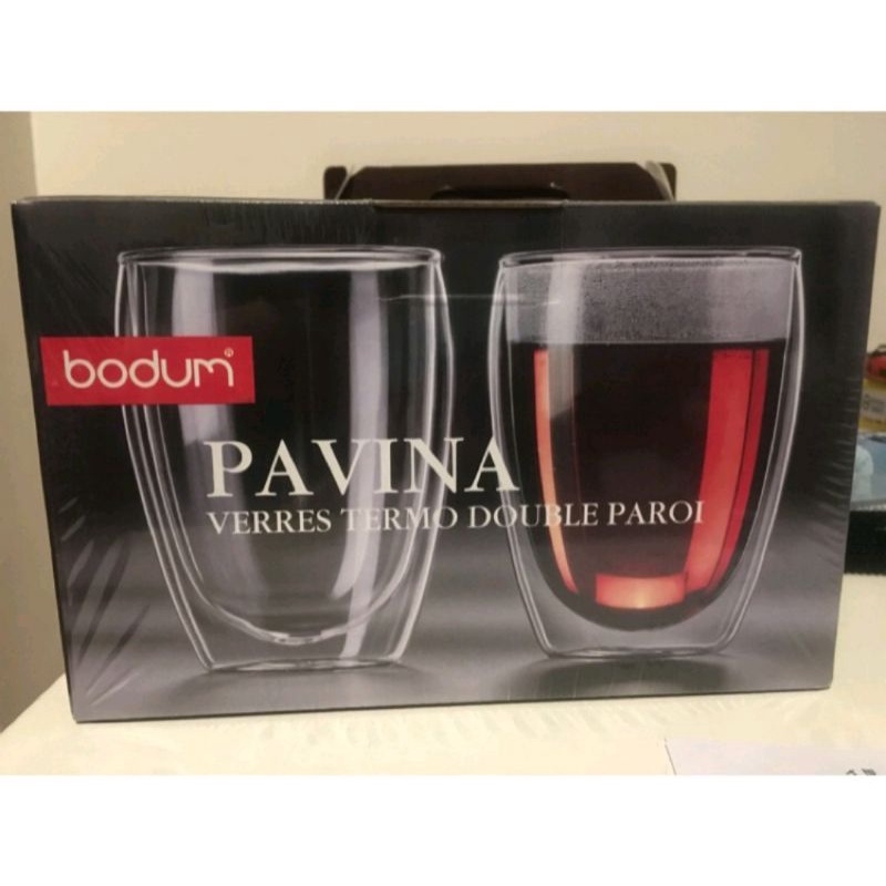 葡萄牙 原廠BODUM PAVINA手工雙層玻璃杯 /會呼吸的手工吹製雙層玻璃杯 /高雄市可面交
