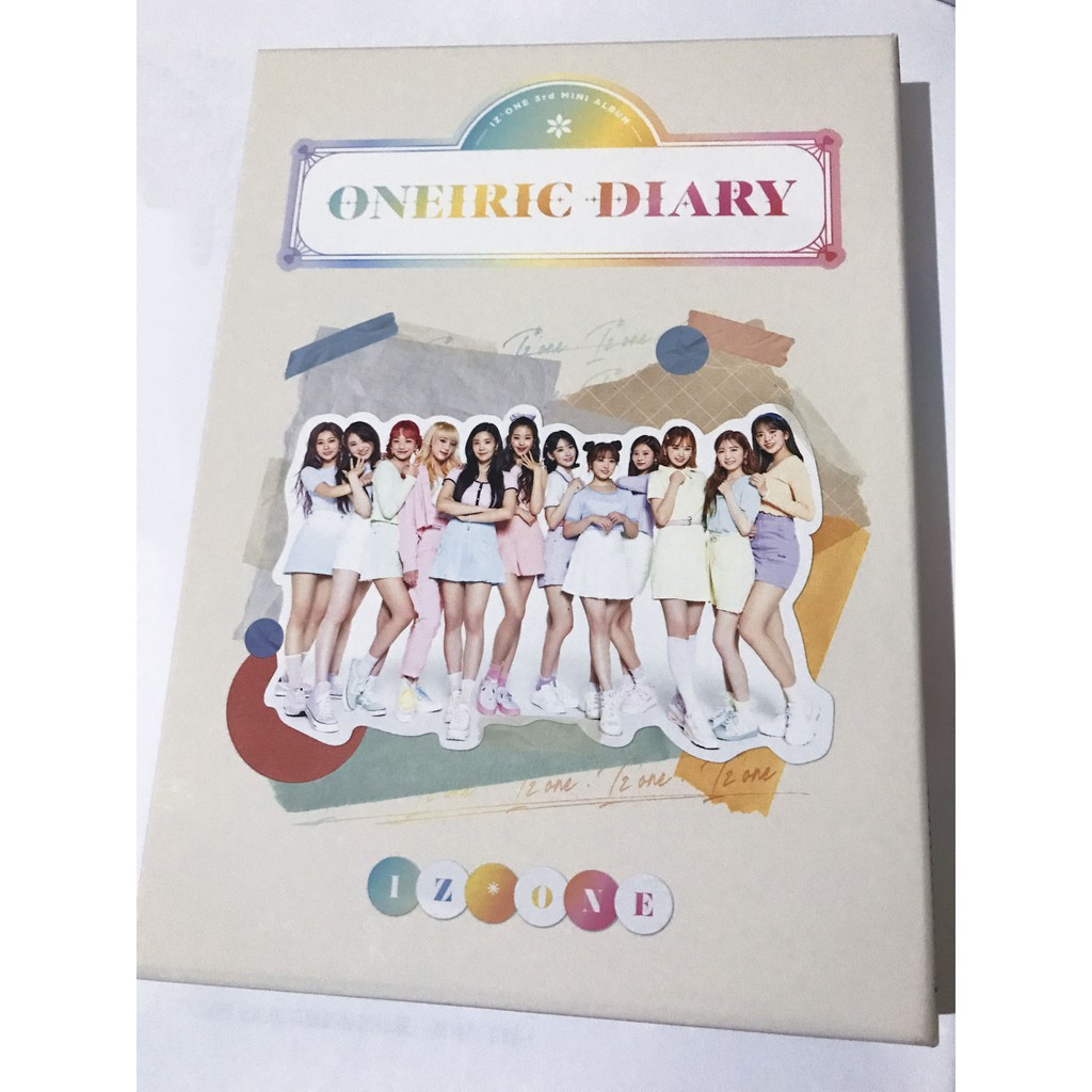 IZ*ONE izone Oneiric Diary 迷三 日記空專 團體封面