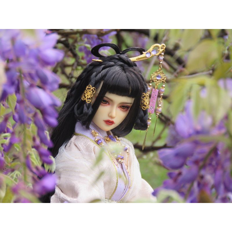 BJD.三分.大女.頭飾.髮簪.古風.古裝.金色款