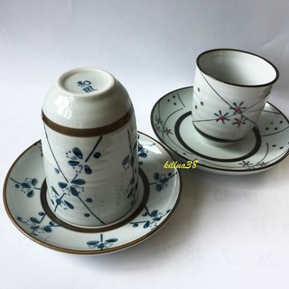 和風茶杯 雙杯雙盤組 (股東會紀念品)