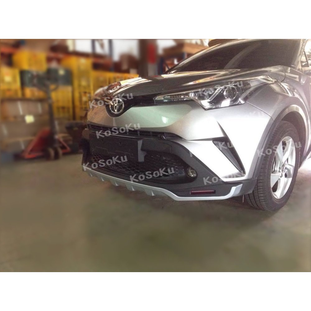 2017 Toyota CHR 保桿套件 前保護桿 下巴 側踏板 後下巴 後飾板 含假尾管 烤漆件