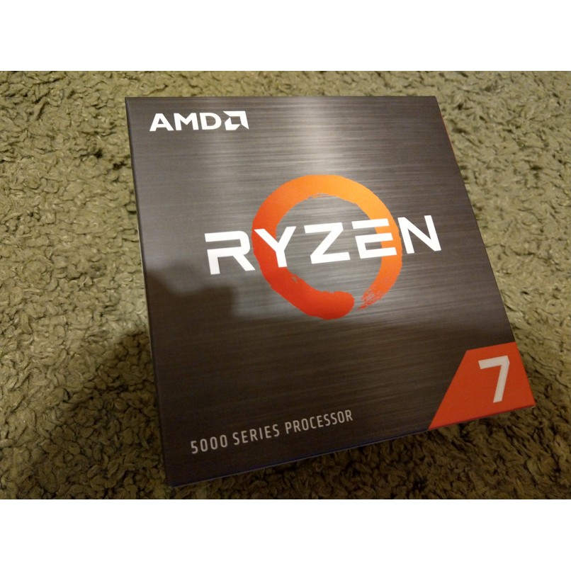 AMD R7 5800X【8核/16緒】3.8G(↑4.7G)105W/32M/7nm